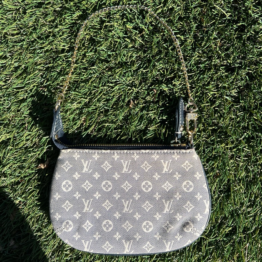 Louis Vuitton Monogram Denim Pochette Bag - Picture 5 of 8